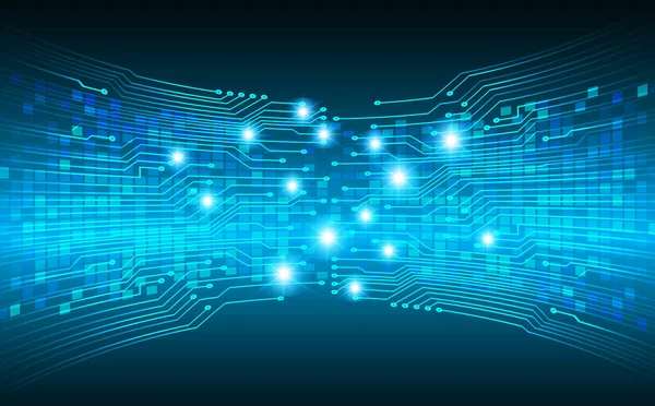 Soyut fütüristik teknoloji kavramı. Dijital Veri İllüstrasyonu.