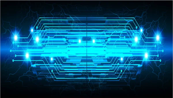 Siber güvenlik kavramı arka plan, dijital soyut vektör çizimi