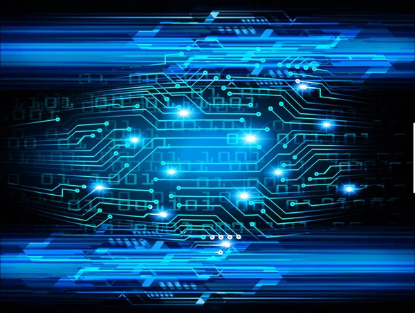 Siber güvenlik teknolojisi, bilgi siber güvenlik kavramı için soyut bir geçmiş. Vektör illüstrasyonu.