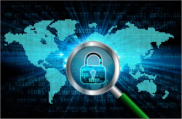 Soyut yüksek hızlı dijital internet bağlantısı tasarımı, siber güvenlik kavramı arka planı