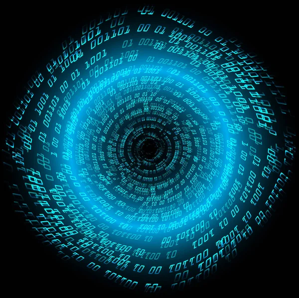 Mavi göz siber devre gelecekteki teknoloji konsepti