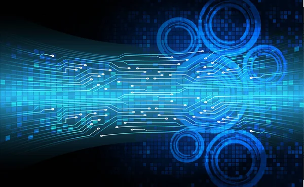 Mavi siber devre gelecekteki teknoloji konsepti