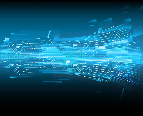 Siber güvenlik teknolojisi, bilgi siber güvenlik kavramı için soyut bir geçmiş. Vektör illüstrasyonu.