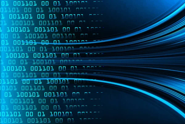 Mavi siber devre gelecekteki teknoloji konsepti