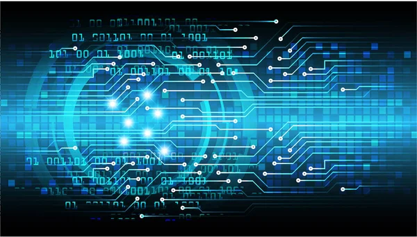 Soyut fütüristik teknoloji kavramı. Dijital Veri İllüstrasyonu.