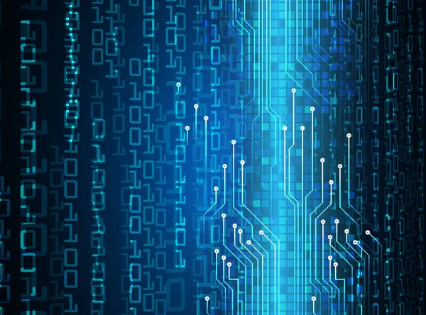 Soyut fütüristik teknoloji kavramı. Dijital Veri İllüstrasyonu.