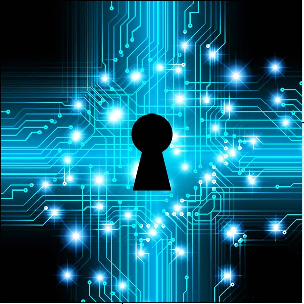 Abstraktes Design Digitaler Hochgeschwindigkeits Internetverbindungen Cyber Sicherheitskonzept Hintergrund — Stockvektor