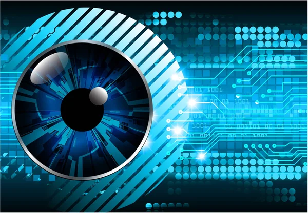güvenlik siber konsepti göz, soyut yüksek hızlı dijital internet bağlantısı tasarımı