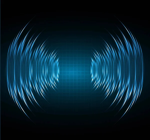 Ses dalgaları salınıyor karanlık ışık