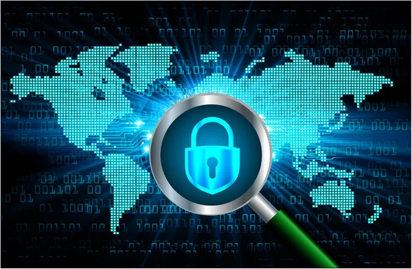 Soyut yüksek hızlı dijital internet bağlantısı tasarımı, siber güvenlik kavramı arka planı