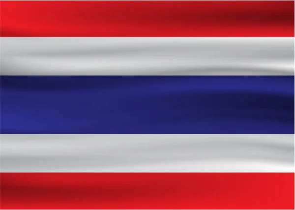 Thai Grunge Flag Background — Stock Vector
