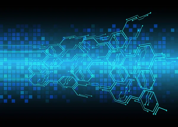 soyut dijital veri vektörü illüstrasyon arka planı, mavi ve siyah renkler