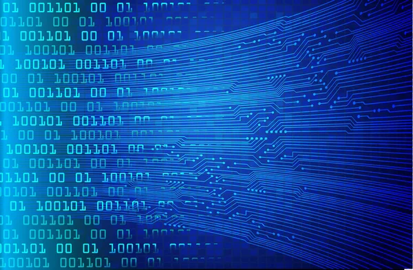 Mavi siber devre gelecekteki teknoloji konsepti