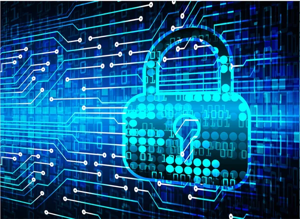 Soyut yüksek hızlı dijital internet bağlantısı tasarımı, siber güvenlik kavramı arka planı