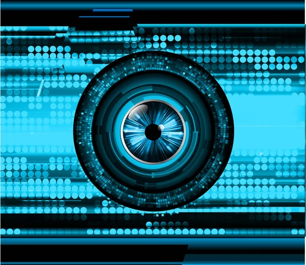 Siber güvenlik teknolojisi, bilgi siber güvenlik kavramı için soyut bir geçmiş. Vektör illüstrasyonu.