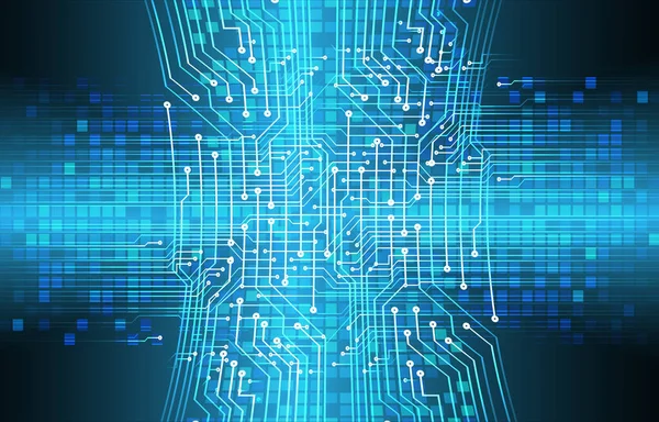 soyut dijital veri vektörü illüstrasyon arka planı, mavi ve siyah renkler