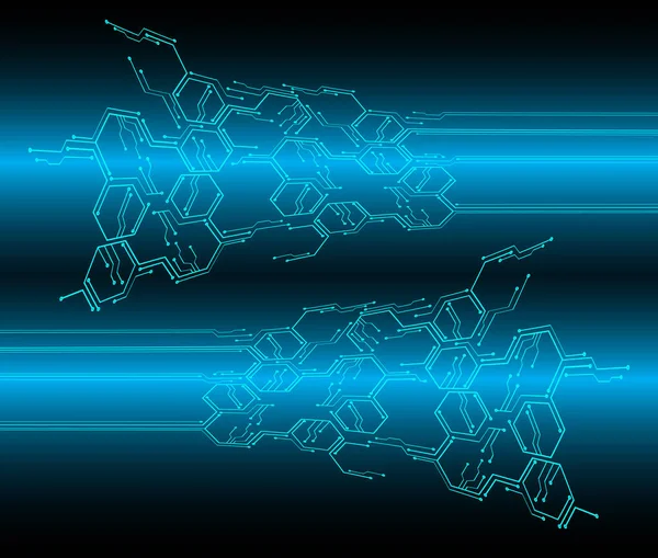 soyut dijital veri vektörü illüstrasyon arka planı, mavi ve siyah renkler