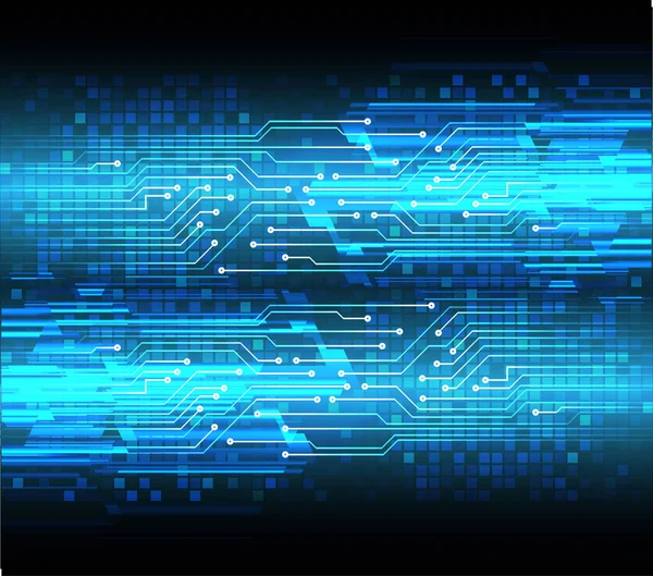 Mavi siber devre gelecekteki teknoloji konsepti