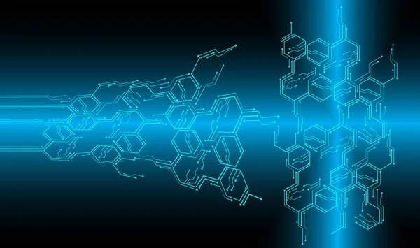 soyut dijital veri vektörü illüstrasyon arka planı, mavi ve siyah renkler