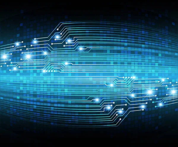 Mavi siber devre gelecekteki teknoloji konsepti