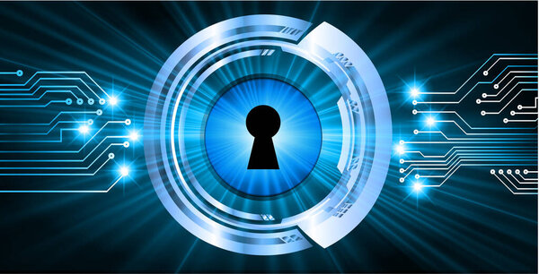 Фон концепции кибербезопасности, абстрактный дизайн высокоскоростного цифрового интернет-соединения