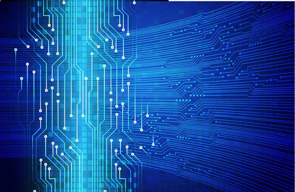 Mavi siber devre gelecekteki teknoloji konsepti