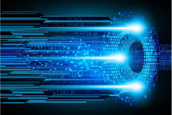 Mavi siber devre gelecekteki teknoloji konsepti