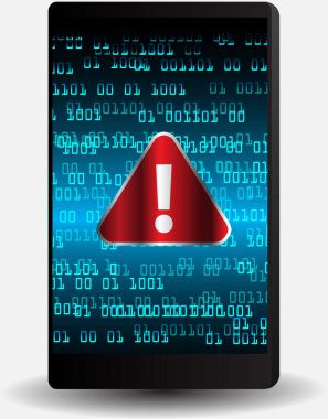 cep telefonu, güvenlik konsepti, dijital ve siber güvenlik konusunda kapalı asma kilit