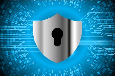 Soyut yüksek hızlı dijital internet bağlantısı tasarımı, siber güvenlik kavramı arka planı