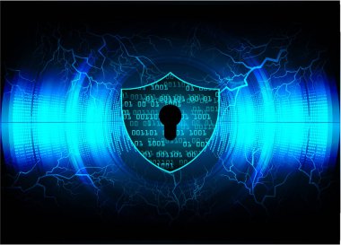 siber güvenlik kavramı arka plan, soyut yüksek hızlı dijital internet bağlantı tasarımı