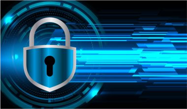 siber güvenlik kavramı arka plan, soyut yüksek hızlı dijital internet bağlantı tasarımı