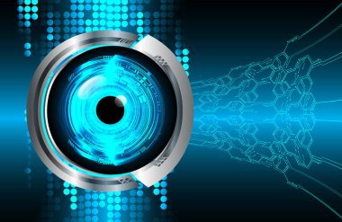 siber güvenlik kavramı arka plan, vektör illüstrasyon tasarımı