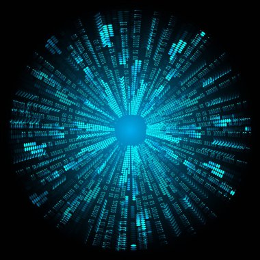 soyut dijital veri kavramı vektör resimleme arkaplanı