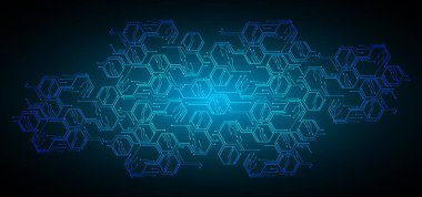 siber güvenlik kavramı arka plan, vektör illüstrasyon tasarımı