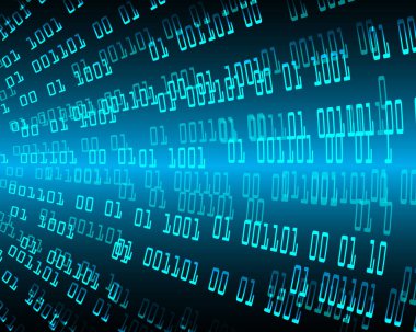 Mavi siber devre gelecekteki teknoloji konsepti