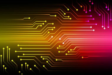 Siber devre gelecekteki teknoloji kavramı