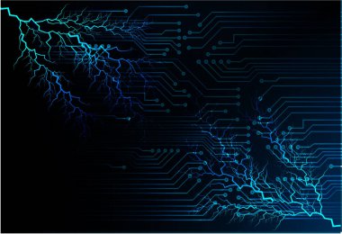 siber ikili devre gelecekteki teknoloji konsepti