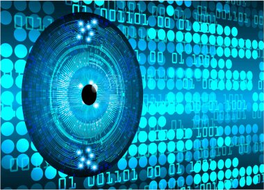 soyut dijital veri vektörü illüstrasyon arka planı, mavi ve siyah renkler