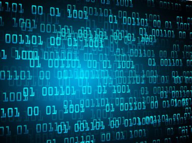 Mavi siber devre gelecekteki teknoloji konsepti