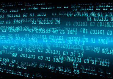 Mavi siber devre gelecekteki teknoloji konsepti