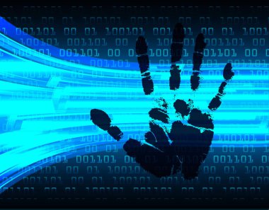 El ve Parmak izi ağı siber güvenlik geçmişi.