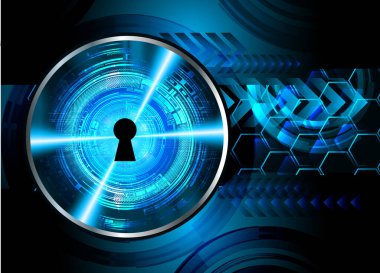 Soyut yüksek hızlı dijital internet bağlantısı tasarımı, siber güvenlik kavramı arka planı