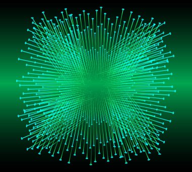 soyut dijital veri vektörü illüstrasyon arka planı, mavi ve siyah renkler