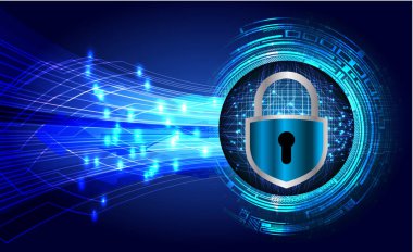 siber güvenlik kavramı arka plan, soyut yüksek hızlı dijital internet bağlantı tasarımı