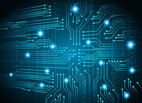 абстрактные цифровые данные концепции векторной иллюстрации фон