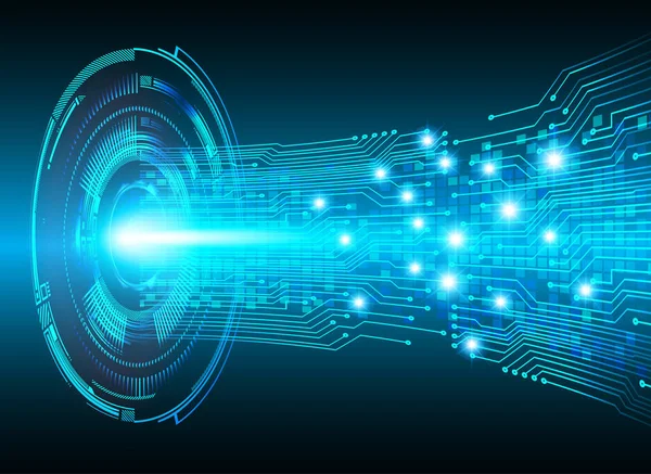 Soyut fütüristik teknoloji kavramı. Dijital Veri İllüstrasyonu.