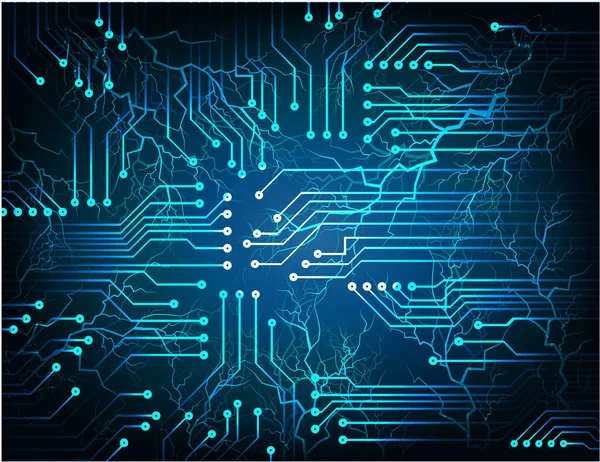 Soyut fütüristik teknoloji kavramı. Dijital Veri İllüstrasyonu.