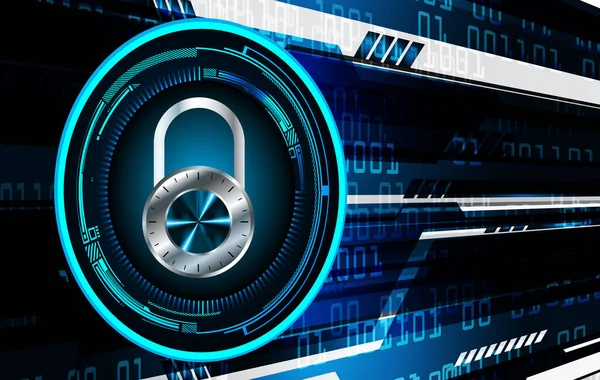 Soyut yüksek hızlı dijital internet bağlantısı tasarımı, siber güvenlik kavramı arka planı