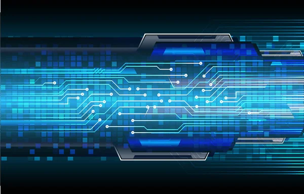 Mavi siber devre gelecekteki teknoloji konsepti