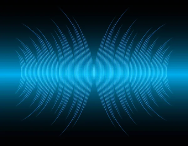 Ηχητικά Κύματα Ταλάντωσης Σκοτεινού Φωτός — Διανυσματικό Αρχείο